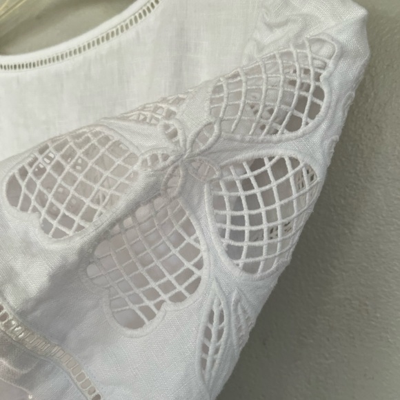 NWT Madewell Cassie Button-Front Midi Dress in Linen - S/M - Picture 9 of 12